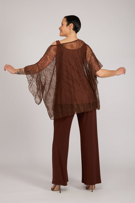 Capri Top in Chocolate Lace
