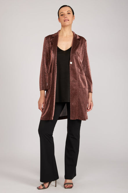 Top Easy Paros jersey lurex nero