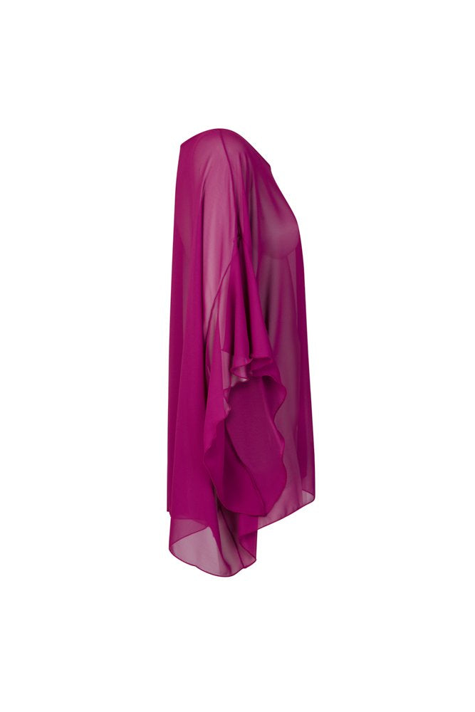 Capri Top in Cyclamen Voile