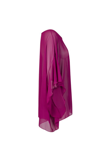 Capri Top in Cyclamen Voile