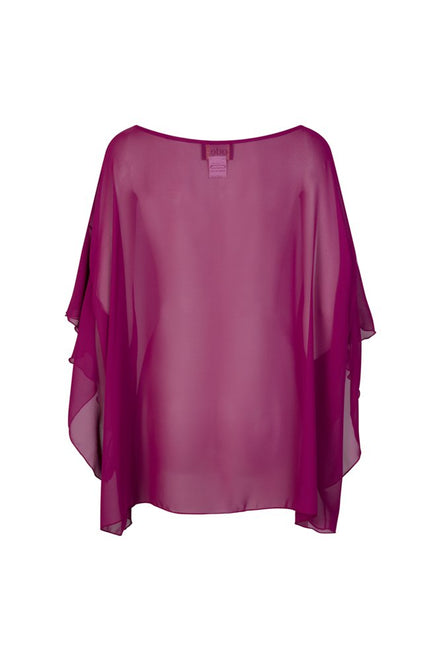 Capri Top in Cyclamen Voile