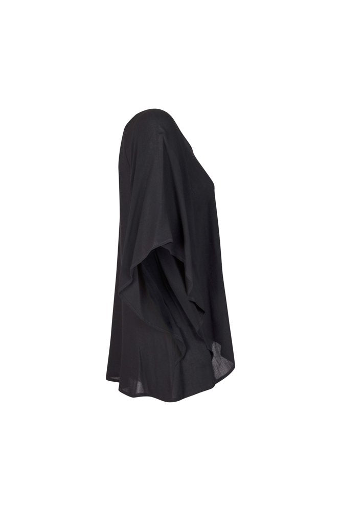 Salina Top in Black Gauze