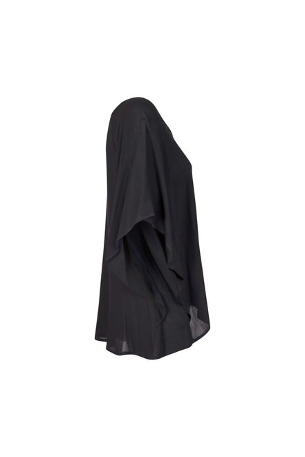 Salina Top in Black Gauze