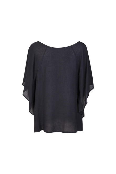 Salina Top in Black Gauze