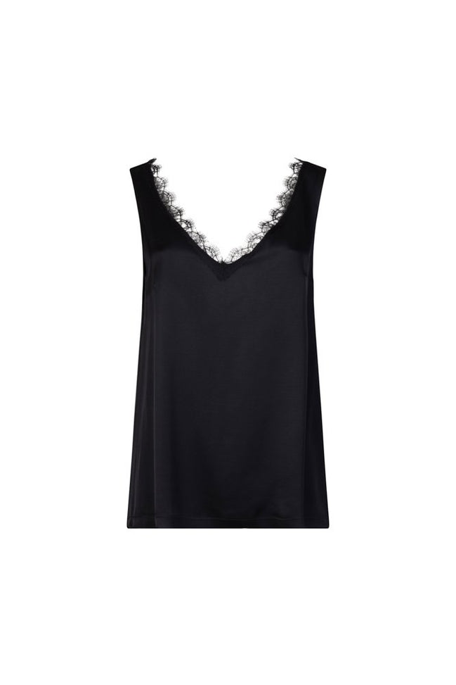 Paros Lace Top in Black