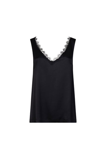 Paros Lace Top in Black