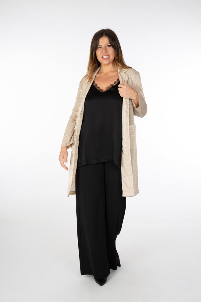 Paros Lace Top in Black