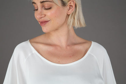 Top Salina Viscosa Bianca