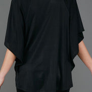 Top Salina Jersey Lurex Nero