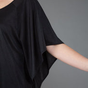 Top Salina Jersey Lurex Nero