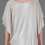 Top Salina Jersey Lurex Platino