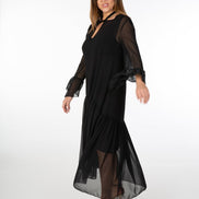 Abito Romantic Saint Tropez voile nero