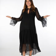 Abito Romantic Saint Tropez voile nero