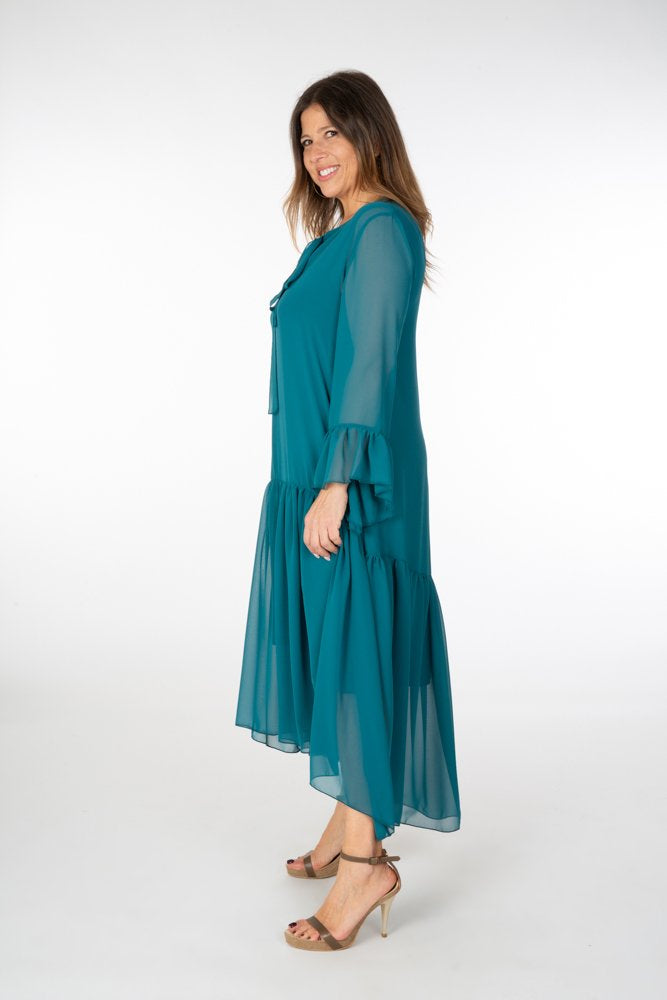 Abito Romantic Saint Tropez voile ottanio