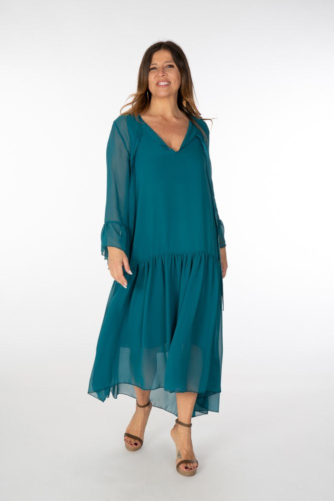 Abito Romantic Saint Tropez voile ottanio