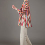 Camicia Vulcano multicolor a righe